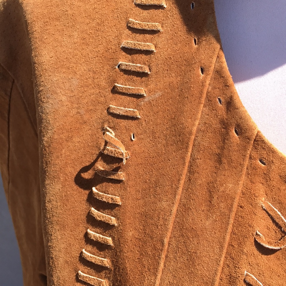 Shell 100% suede/100% polyester Coat - Picture 3 of 7